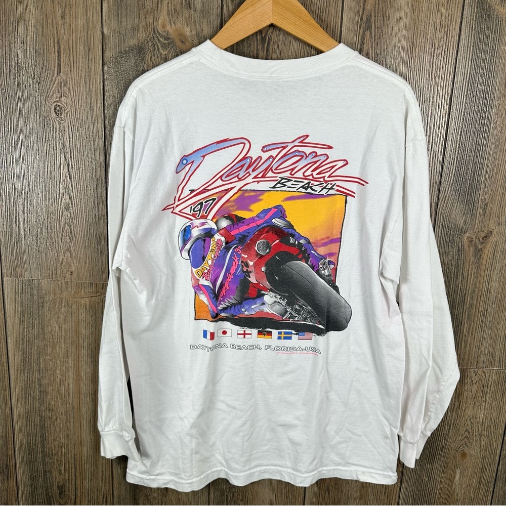 John Galt Brandy Melville Daytona Beach '97 Long Sleeve T-Shirt One Size